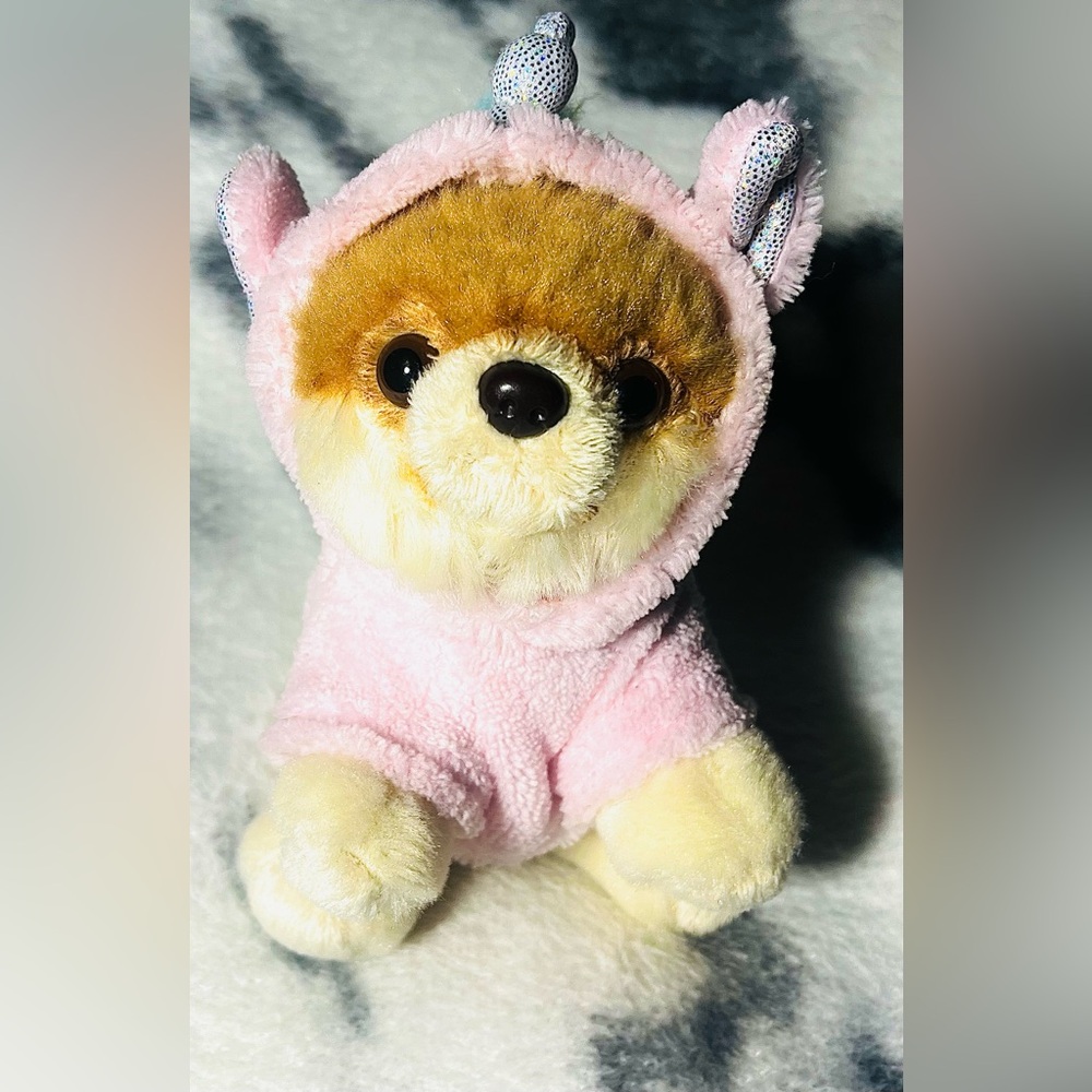 GUND World’s Cutest Dog Boo Itty Bitty Boo Pink Unicorn 5” Collectors Plush Toy